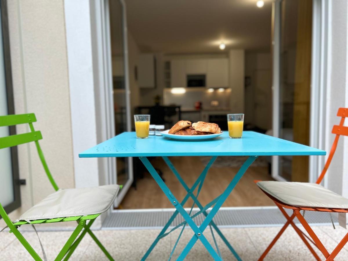 Studio Spacieux 4 Personnes Avec Terrasse Privee & Bureau - Gare A 4Min, Paris En 30Min Villiers-sur-Marne Exterior foto